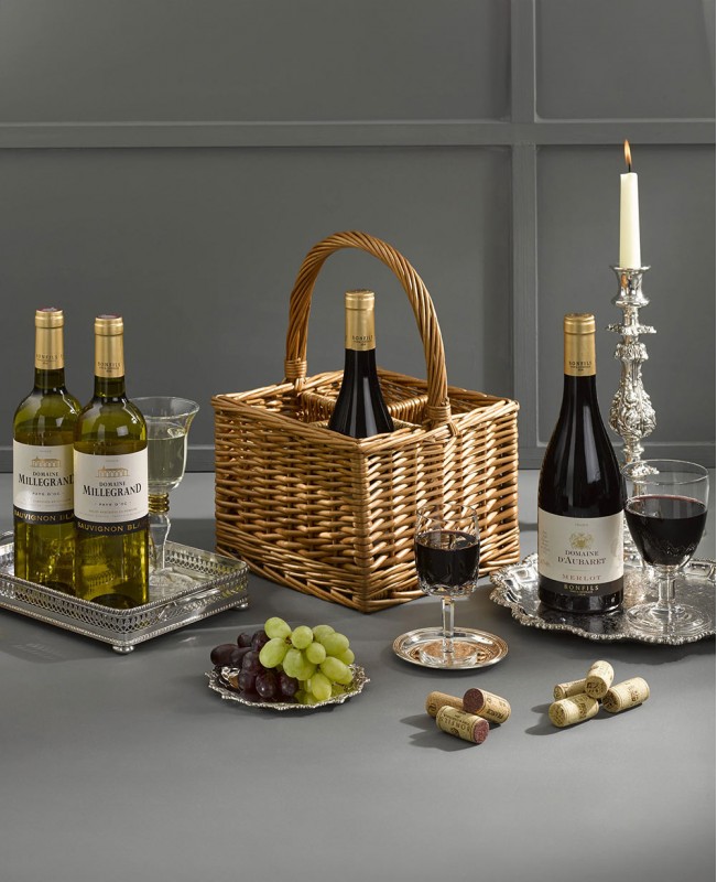 Wine Caddy Delights Gift Basket Wine Caddy Delights Gift Basket